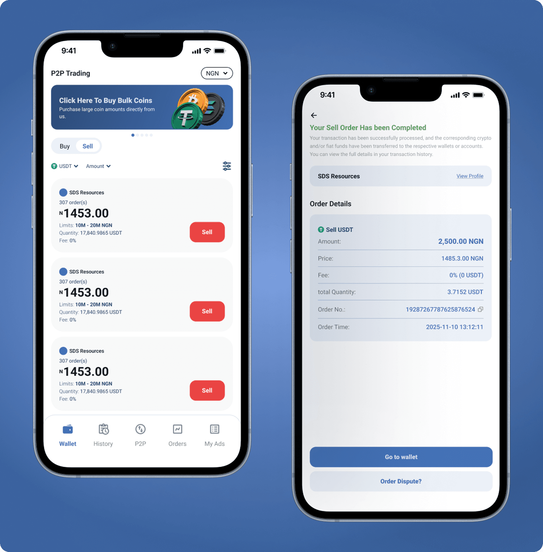 Sell Crypto Instantly